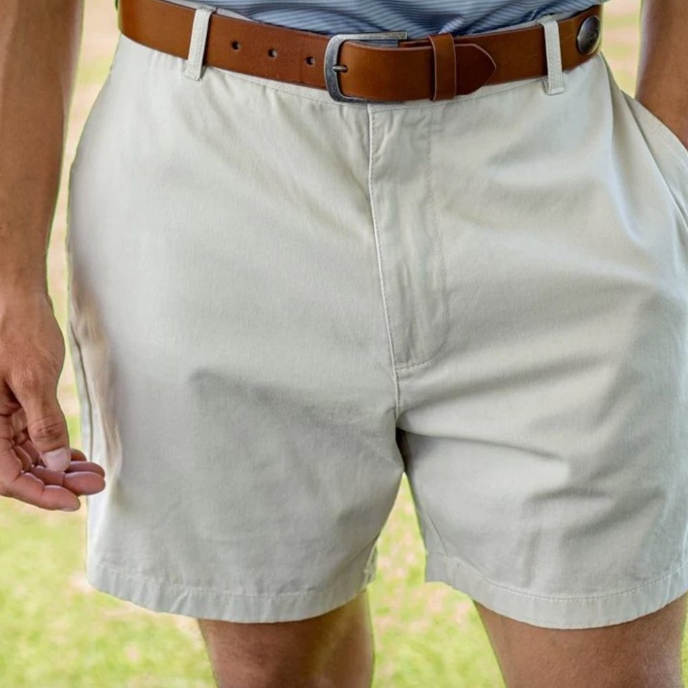 Southern Marsh Regatta Short - 6 in. Flat Front, 32 in. Waist, Audubon Tan, NWT